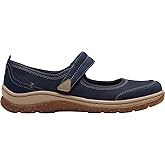 Clarks - Womens Orlene Jane Shoes, Color Navy, Size: 9.5 W US