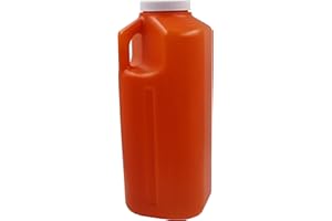 Healthstar 24 Hour Urine Collector Specimen Container 3,000 Milliliter | Leak Proof Screw Cap Lid, No Odor, Graduated Measuri