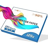 HTVRONT Sublimation Paper 13x19 Inch - 120 Sheets Easy to Transfer Sublimation Paper for T-shirts, Tumblers, Mugs (A3+)