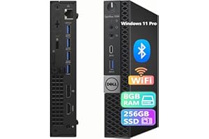 Dell Optiplex 7050 Mini Desktop PC ComputerCore i7-6700T8GB RAM256GB SSDKeyboardMouseUSB WiFi+BTWindows 11 Pro 