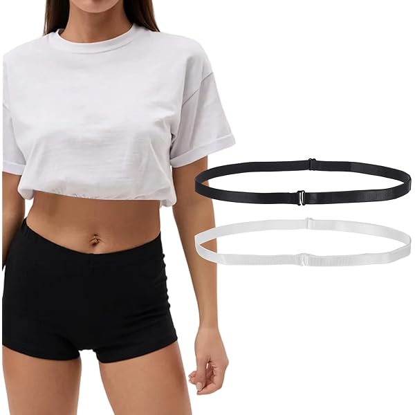 3 stuks crop tuck banden voor overhemden, sweater, verstelbare
