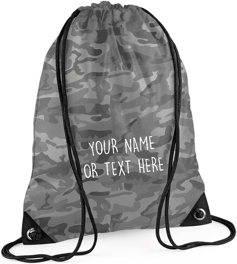 MYOG Personalised Name Premium Drawstring Bag Custom Rucksack Gym Sack School Bag PE Kids Children Sport Swimming Outdoor School Backpack | 17 Colours Snack Bag Rainy Day Trip