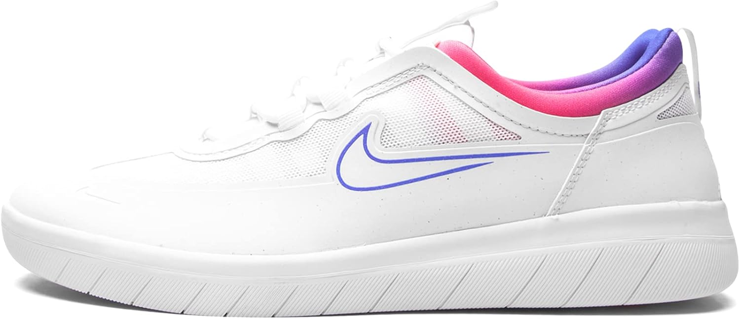 Nike Nyjah Free 2 Sneakers Summit White/Pink Blast/Pink Blast/Racer Blue 6: Amazon.ca: Shoes 