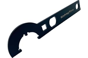 KniVayTina Castle Nut Wrench for Buffer Tube Nut - Removing and Tightening - This armorer's wrench comes with a 3/8” Ratchet Opening to Assist Turning - Great Gift for Gunsmith