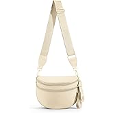 LAIQIAN Bum Bags for Women Crossbody,Spacious Nylon Crossbody Bag Trendy Checkered Purse Shoulder Bag 2025