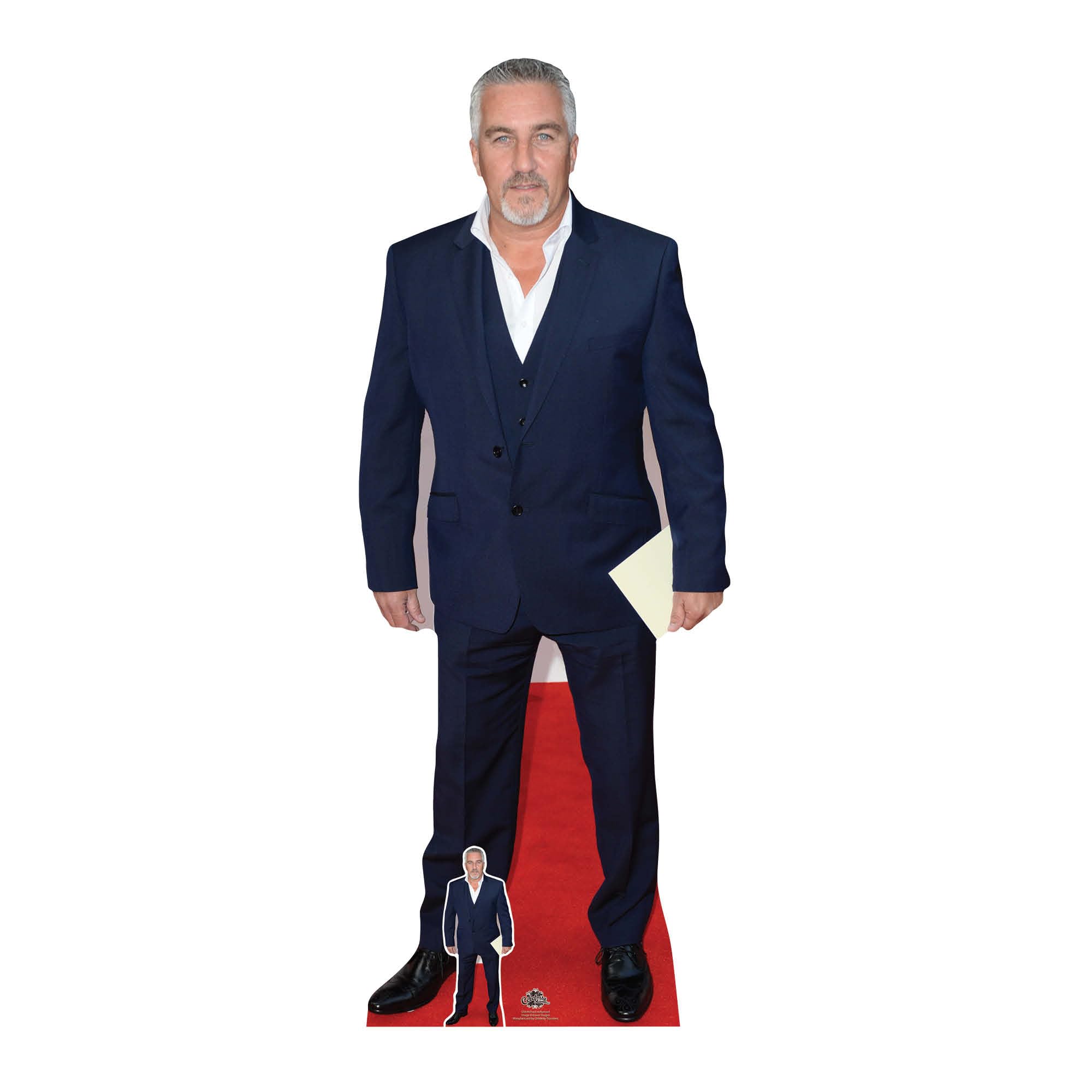 Star Cutouts Ltd CS644 Life Size Cardboard Cut Out Paul Hollywood, Multi Colour, 172 x 66 x 172 cm