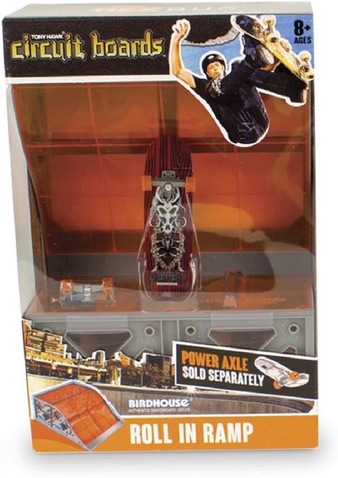 Tony Hawk Hexbug Circuit Board Toy - Birdhouse Fingerboard - Roll In Ramp