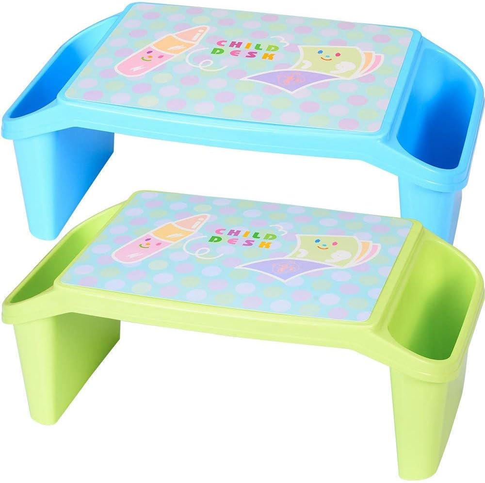 Ventrice Plastic Kids Snack and Play Tray - 1pc (Multi Color) (Design May Very)