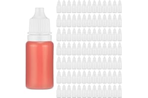 TrelaCo 300 Pcs Plastic Dropper Bottles Bulk 10ml Squeezable Eye Liquid Dropper with Caps Clear Refillable Bottle for Liquids Oils Essence Paint