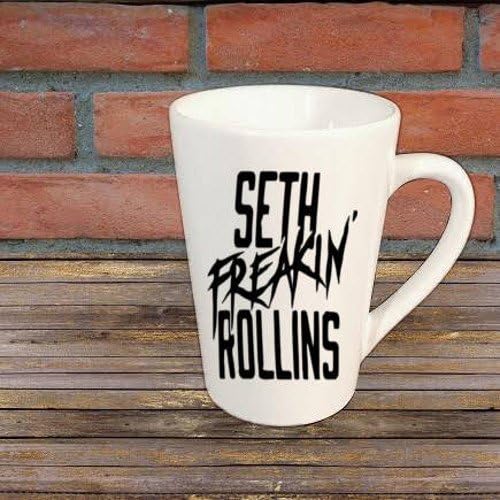 Seth Rollins WWE Wrestling Wrestler Mug Coffee Cup Gift Home Decor Kitchen Bar Gift for Her Him Any Color Personalized Custom Jenuine Crafts