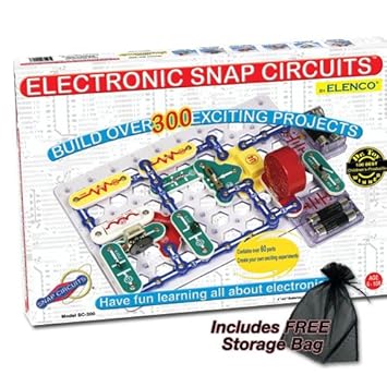 Elenco Electronic Snap Circuits -300 with Storage Bag