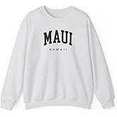 CUSTOMI Maui Hawaii Adult Unisex Crewneck Sweatshirt