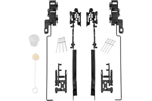 FLAMPETUS Sunroof Repair Kit Track Assembly Replace 02ESR1201ABK fit for Ford 2000-2014 F150 2005-2016 F250 F350 F450 2000-2017 Replacement Expedition Lincoln 02ESR1201ABK