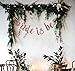 Famoby Rose Pink Glittery Bride to Be Banner for Engagement Wedding Party Bachelorette Party Decorations Supplies