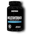 Ekkovision Multivitamin, Includes Vitamin, B, C, E, D3 & K2, Zinc, Selenium, Biotin & Folic Acid, Iron Free Formula, Plant Based Multi Vitamin for Men & Women, 90 Servings, 270 Veggie Capsules