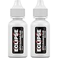 Eclipse Optic Cleaning Solution - Camera Lens and Digital Sensor Cleaner Fluid - Works with All Cameras, Binoculars, and Other Optical Products - Dropper Tip (15ml) - 0.5oz (2-Pack)