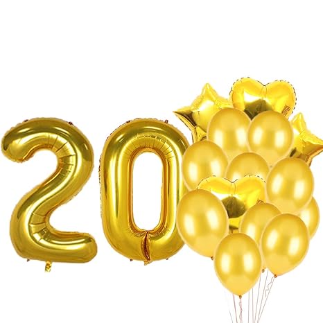 Balloons Sweet 15th Birthday Decorations Party Supplies Gold