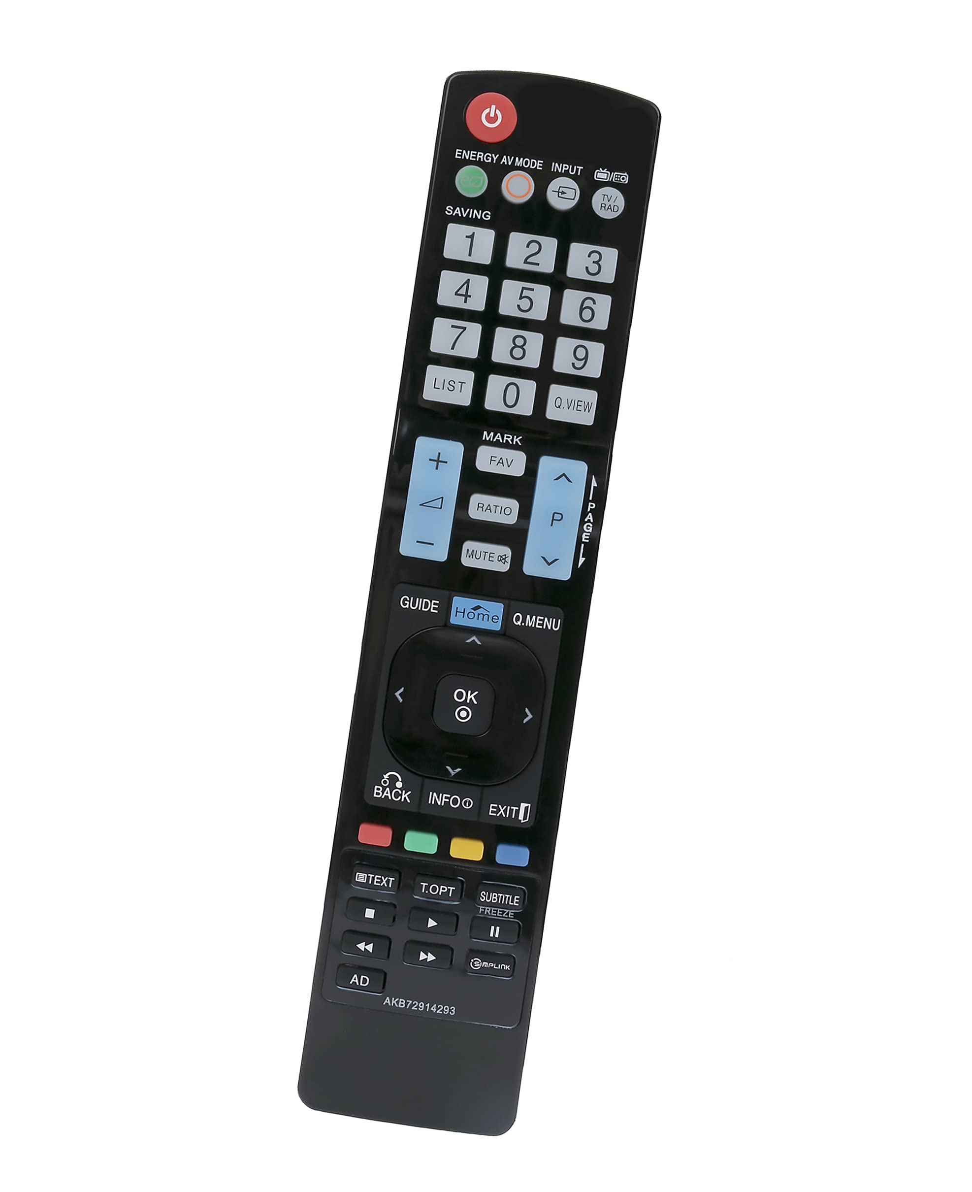 AULCMEET AKB72914293 Replaced Remote Control Compatible with LG Smart TV 42PT350K-ZD 50PT350N-ZD 50Pv350N-ZD 42LW540U 47LV355T 42LK450U 47LK950U 42PT353K 42LK455C 42LW451C 55LW451C 60PV250N-ZA