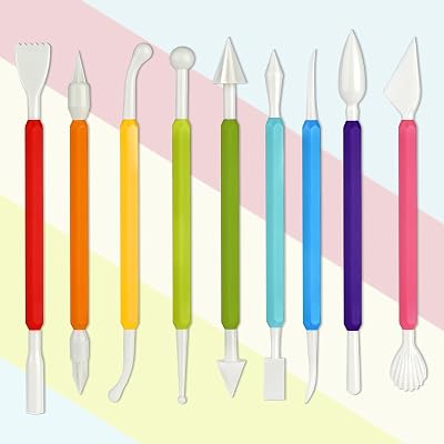Abeillo 9Pcs Clay Tools Set Polymer Clay Modelling Tools