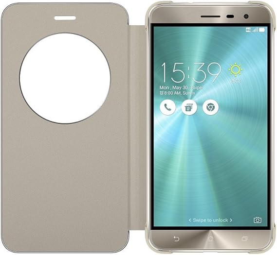 Amazon Co Jp Asus Zenfone 3 Ze5kl 専用 View Flip Cover ゴールド 90ac01d0 v005 家電 カメラ