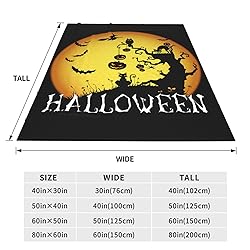 Generic Halloween Throw Blanket 60 x