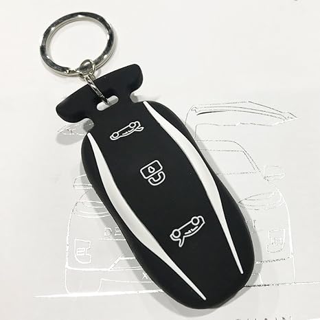 For Tesla Model Xmodel S Remote Key Fob Flip Key Protection Case Shell Coverluxury Key Remote Control Smart Key Fob Holder With Key Chain For Tesla
