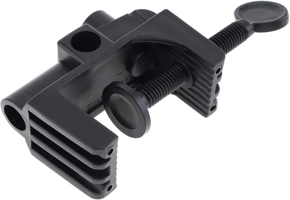 OriGlam Desk Mount Clamp, Multi-Function Clamp for Mount Stands Sturdy C-clamp for Cameras Lights, Hooks, Black / Black