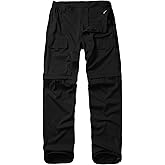 Hiking Pants Men Convertible Quick Dry UPF 50 Lightweight Zip Off Safari Fishing Travel Cargo Trousers