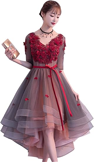 Amazon Co Jp Newsight ニューサイト レディース ワンピース ドレス 刺繍レース フィッシュテール 結婚式 パーティー 服 ファッション小物