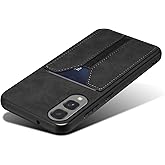 Kowauri for Samsung Galaxy S25 Edge Case [ Not fit for S25/S25 Plus/S25 Ultra], PU Leather Wallet Case with Credit Card Slot Holder Ultra Slim Protector Case for Galaxy S25 Edge (Black)
