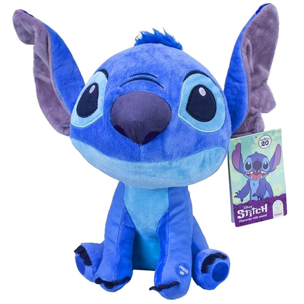 Disney Lilo & Stitch 12" (30cm) Stitch Feature Plush Soft Toy with Sound