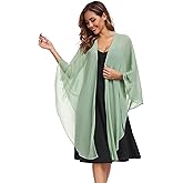 TONGFANTFL Shawls Wraps for Evening Wedding Party Chiffon Scarf Soft Bridal Wraps Wedding Guest Shawl Coverage