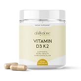 Mi Vida Vitamin D3 K2 Capsules for Bone &amp; Heart Health, 60 Count | D3 K2 Supports Stronger Bone &amp; Cardiovascular Health, Vitamin D Capsule for Immune Function, Muscle Health &amp; Daily Wellness