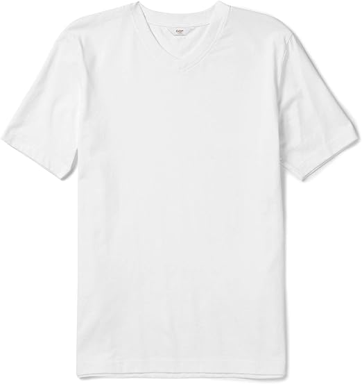 Cotton Traders Mens Essential Classic Soft V Neck Short Sleeve T Shirt