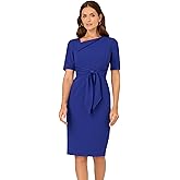 Adrianna Papell Asymmetrical Short Dress Royal Sapphire