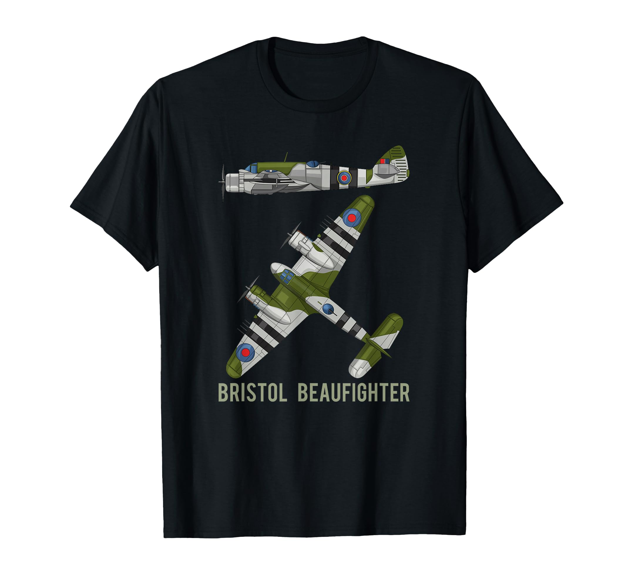 Bristol Beaufighter British WW2 Plane Airplane T-Shirt