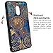 Nokia 6 Case, SWODERS Flower Clear Design Shock Absorbing TPU + Hard PC Bumper Case For Nokia 6 - Blue