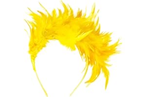 HIWIND Fashion Hairband Feathers Headband Tea Party Cocktail Wedding Headpiece