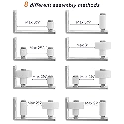 SMARTSTANDARD Sliding Barn Door Floor Guide for