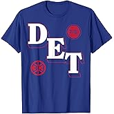 NBA - Detroit Pistons Angled Logo T-Shirt