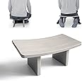 Ungloo Meditation Bench | Wide Tall Sturdy Stable Cross Legged & Kneeling Stool | Easy on HIPS and Knees | Meditation and Prayer Bench | Lightweight Sustainable Bamboo Meditation Stool
