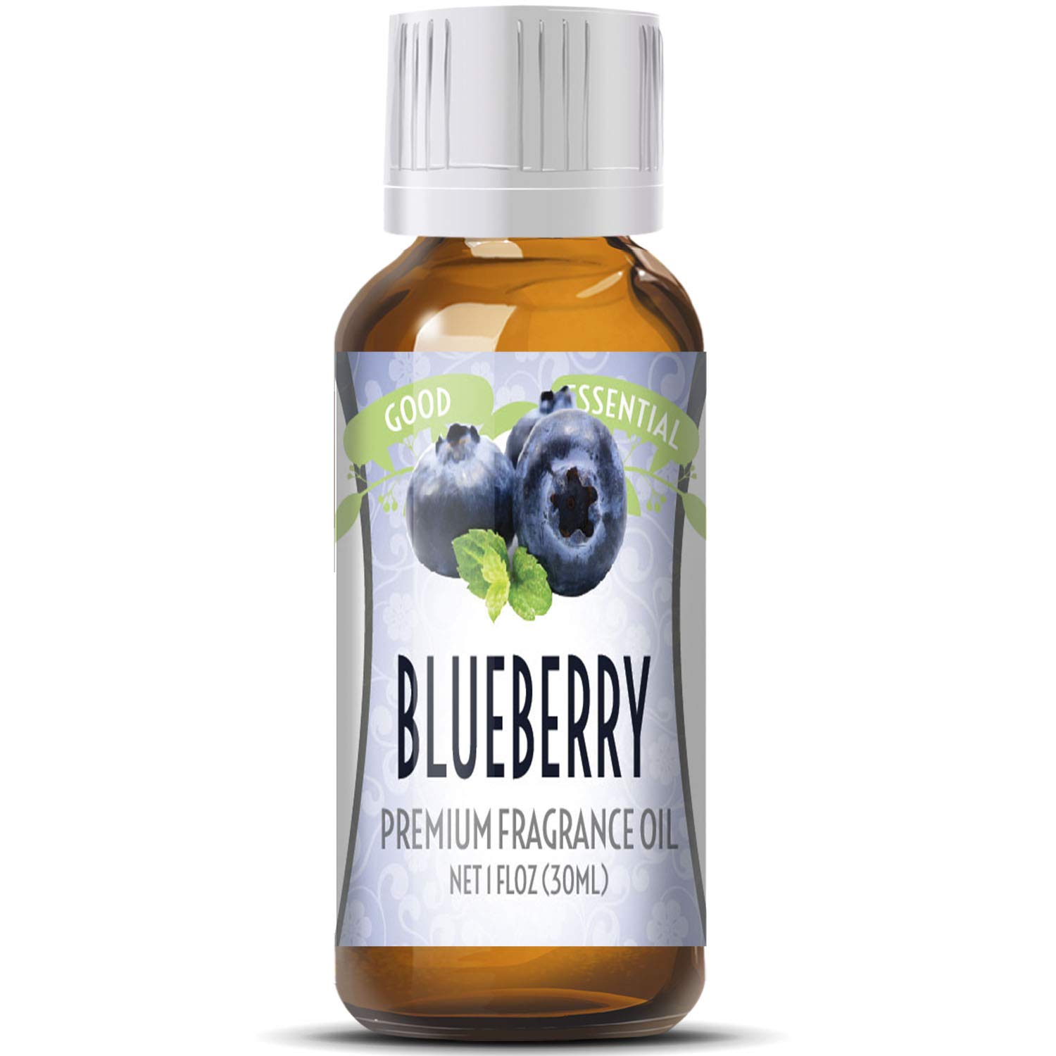 Blueberry Scented Oil by Good Essential (Huge 1oz Bottle - Premium Grade Fragrance Oil) - Perfect for Aromatherapy, Soaps, Candles, Slime, Lotions, and More!