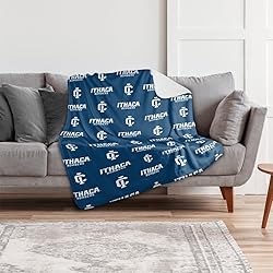 Ithaca College Bombers Logo Pattern Silky Touch