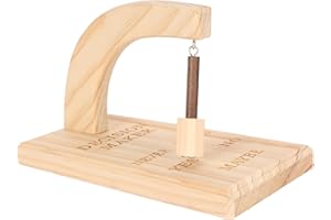 Wooden Decision Maker, Oscillating Magnetic Selector Swing to Find Answer for Indecisive Person Always Never Yes No Maybe