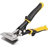 HURRICANE 3inch Sheet Metal Hand Seamer, Heavy Duty Bender for Metal Flattening, Precision Duckbill Pliers and Sheet Metal To
