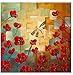 Wieco Art Dragonfly Extra Large Modern Flowers Artwork 100% Hand Painted Gallery Wrapped Floral Oil Paintings on Canvas Wall Art Ready to Hang for Living Room Home Decor Office Decorations XL