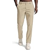 PJ PAULl Jones Mens Golf Pants Stretch Tapered Wrinkle Free Pants Casual Lightweight Trousers with 5 Pockets