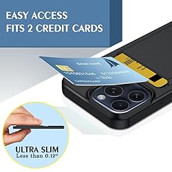 Petocase for iPhone 15 Pro Wallet Case Card Holder