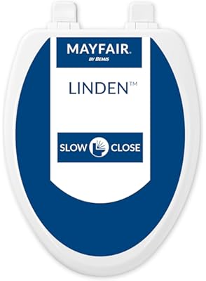 Mayfair Linden Slow Close Toilet Seat White 1
