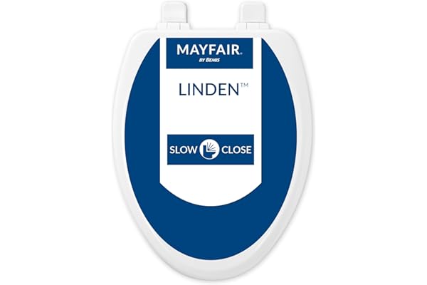 Mayfair Linden Slow Close Toilet Seat White 1